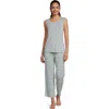Lands' End Cooling 3 Piece Pajama Set In Multi