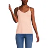 Lands' End Cooling V-neck Camisole In Pink
