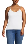Lands' End Cooling V-neck Camisole In White