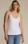 Lands' End Cooling V-neck Camisole In White