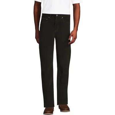 Lands' End Corduroy Comfort Waist Classic Fit 5 Pocket Pant In Black