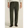 Lands' End Corduroy Comfort Waist Classic Fit Pleated Front Pant In Green