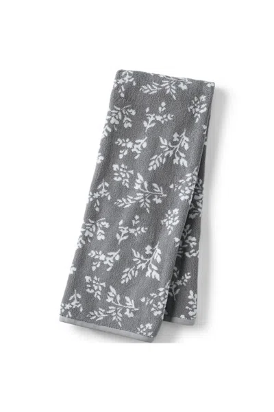 Lands' End Cotton Jacquard Bath Towel In Multi