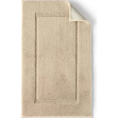 Lands' End Cotton Non-skid Contour Bath Rug In Brown