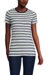 Lands' End Cotton Rib T-shirt In Multi