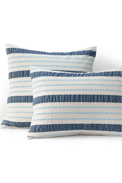 Lands' End Cotton Seersucker Pillow Sham In White