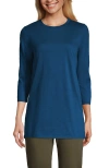 Lands' End Relaxed Supima Cotton Long Sleeve Crew Neck T-shirt