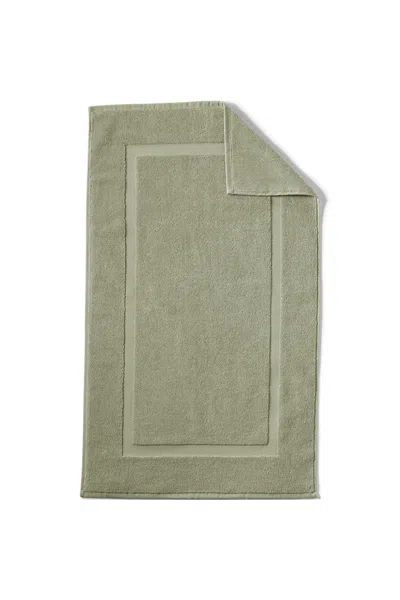 Lands' End Cotton Tub Mat 20x33 In Green