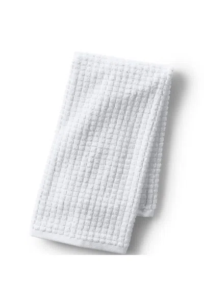 Lands' End Cotton Waffle Hand Towel In White