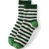 Lands' End Cozy Micro Crew Socks In Green