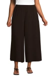 Lands' End Creaseless High Rise Palazzo Crop Pants