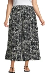Lands' End Creaseless High Rise Palazzo Crop Pants