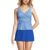 Lands' End D-cup Slender Suit Wrap Tankini Top