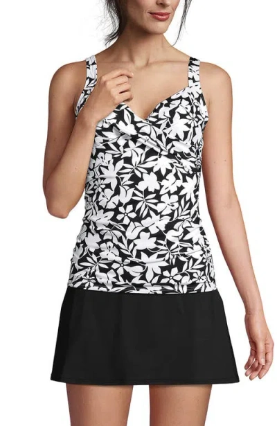 Lands' End Ddd-cup V-neck Wrap Underwire Tankini Swimsuit Top