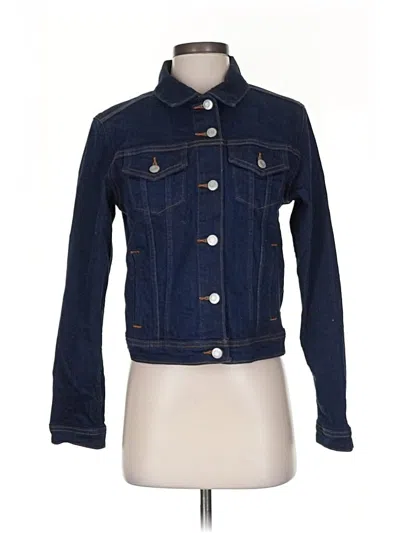 Pre-owned Lands' End Denim Jacket In Blue