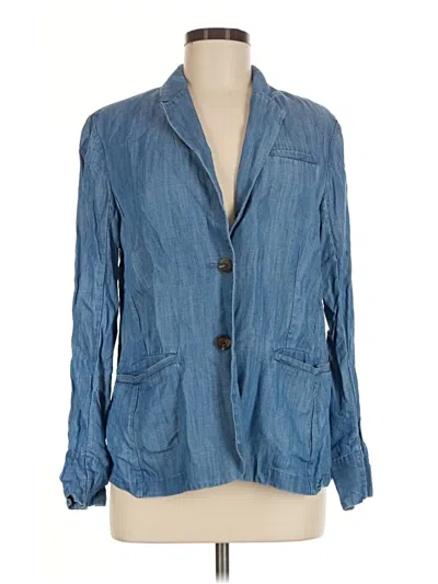Pre-owned Lands' End Denim Jacket In Blue