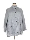 Lands' End Denim Jacket In Gray