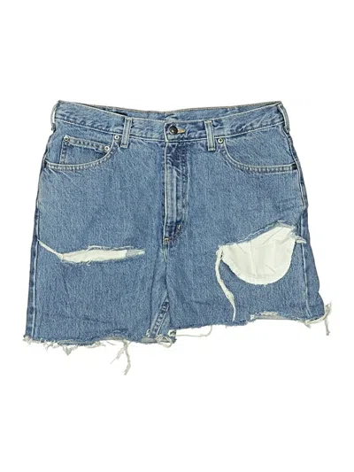 Pre-owned Lands' End Denim Shorts In Blue