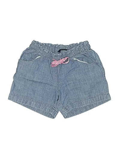 Pre-owned Lands' End Kids'  Denim Shorts In Blue