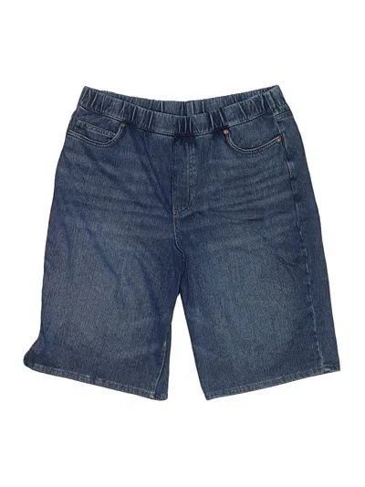 Pre-owned Lands' End Denim Shorts In Blue