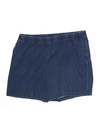 Pre-owned Lands' End Denim Shorts In Blue