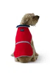Lands' End Dog Solid Squall Jacket In Red