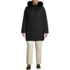 Lands' End Down Winter Coat In Black