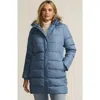 Lands' End Down Winter Coat In Blue