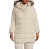 Lands' End Max 600 Down Puffer Coat In Neutral