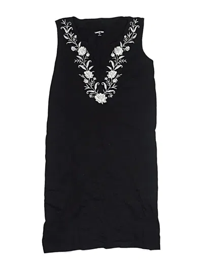 Pre-owned Lands' End Kids'  Dress In Black
