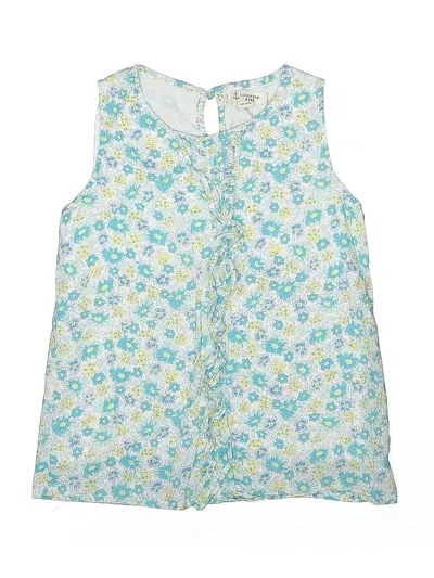 Pre-owned Lands' End Kids'  Dress In Blue