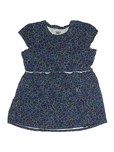 Pre-owned Lands' End Kids'  Dress In Blue