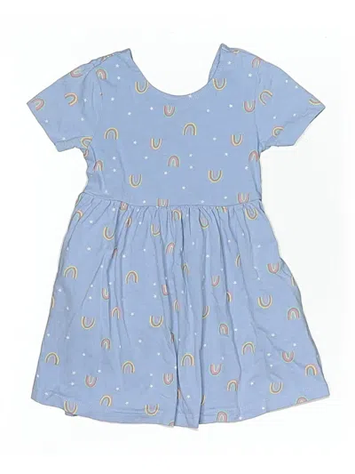 Pre-owned Lands' End Kids'  Dress In Blue