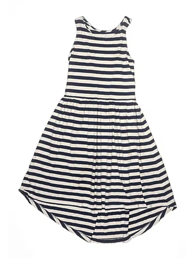 Pre-owned Lands' End Kids'  Dress In Blue