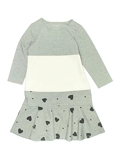 Pre-owned Lands' End Kids'  Dress In Gray
