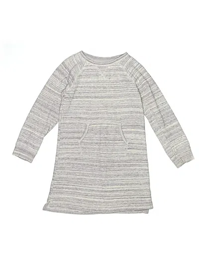 Pre-owned Lands' End Kids'  Dress In Gray