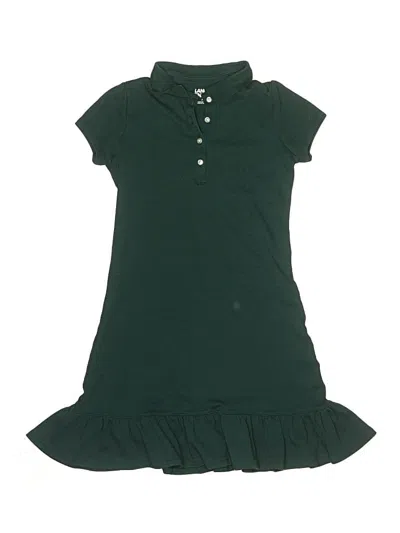 Pre-owned Lands' End Kids'  Dress In Green