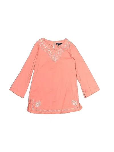 Pre-owned Lands' End Kids'  Dress In Orange