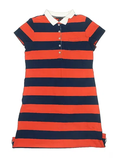 Pre-owned Lands' End Kids'  Dress In Orange