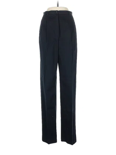 Pre-owned Lands' End Dress Pants In Black