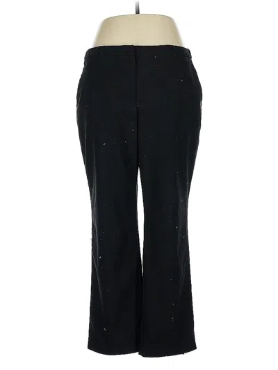 Pre-owned Lands' End Dress Pants In Black