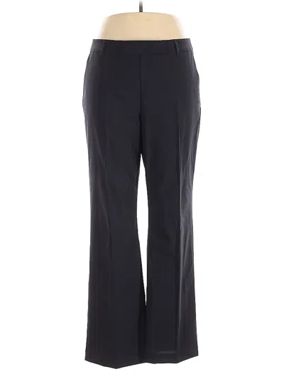 Pre-owned Lands' End Dress Pants In Black