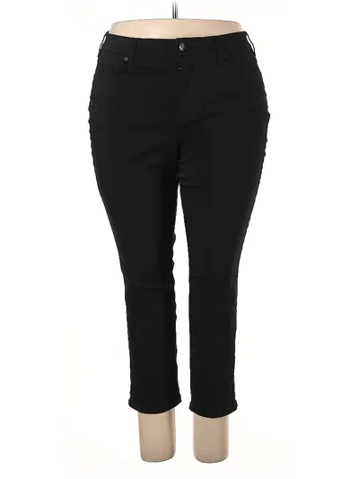 Pre-owned Lands' End Dress Pants In Black