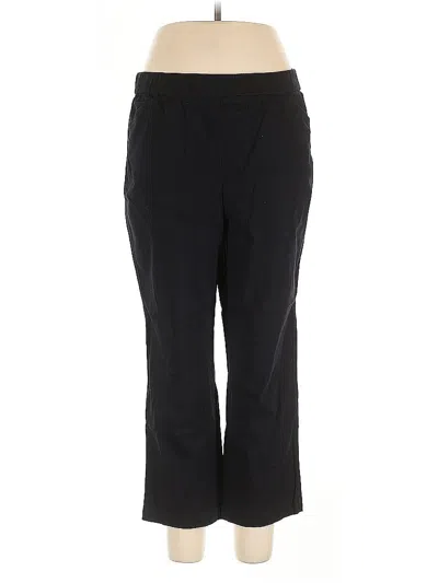 Pre-owned Lands' End Dress Pants In Black