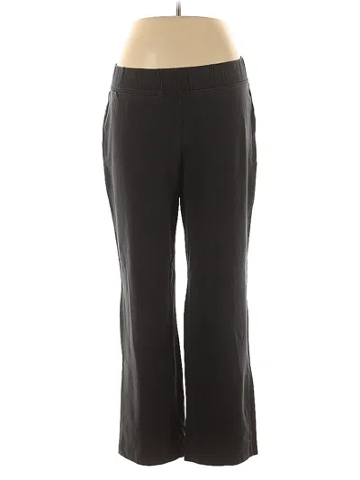 Pre-owned Lands' End Dress Pants In Black