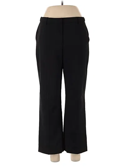 Pre-owned Lands' End Dress Pants In Black