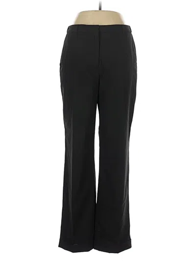 Pre-owned Lands' End Dress Pants In Black