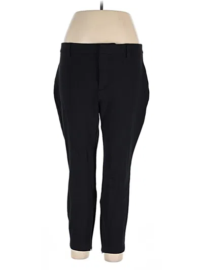 Pre-owned Lands' End Dress Pants In Black