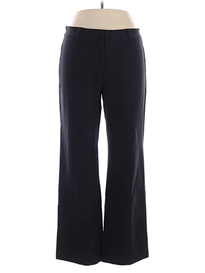 Pre-owned Lands' End Dress Pants In Black