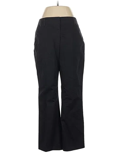 Pre-owned Lands' End Dress Pants In Black